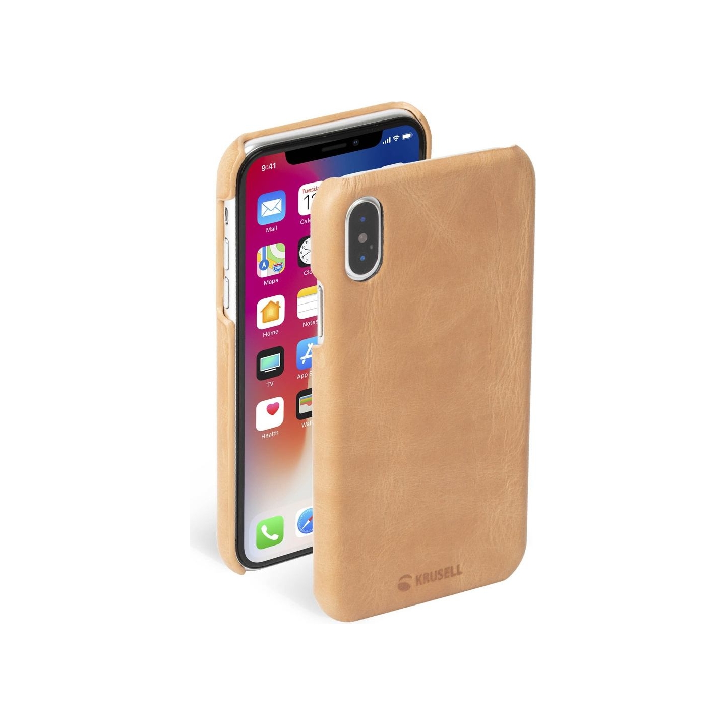 Krusell Sunne Cover Apple iPhone XS vintage nude