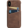 Krusell Sunne 2 Card Cover Apple iPhone X vintage cognac (61104)