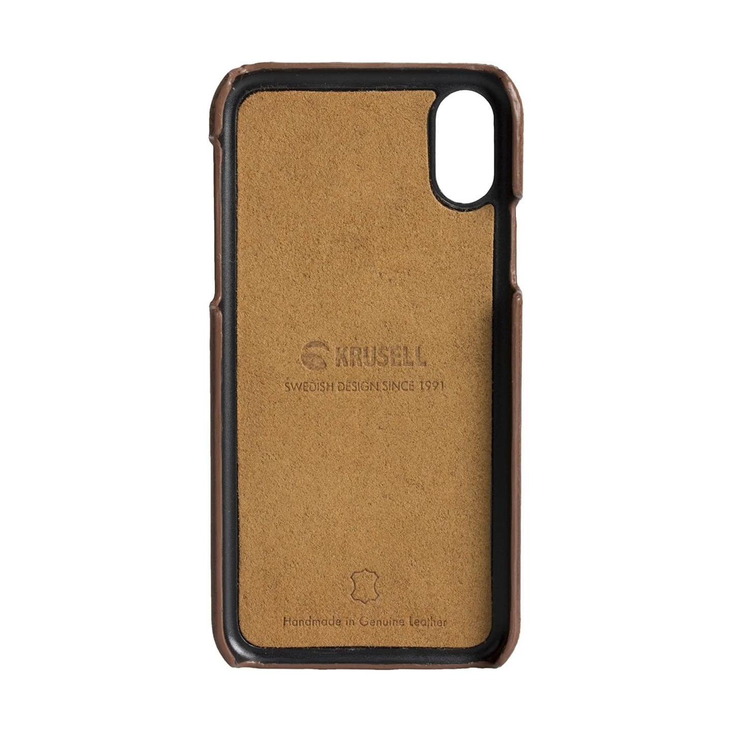 Krusell Sunne 2 Card Cover Apple iPhone X vintage cognac (61104)