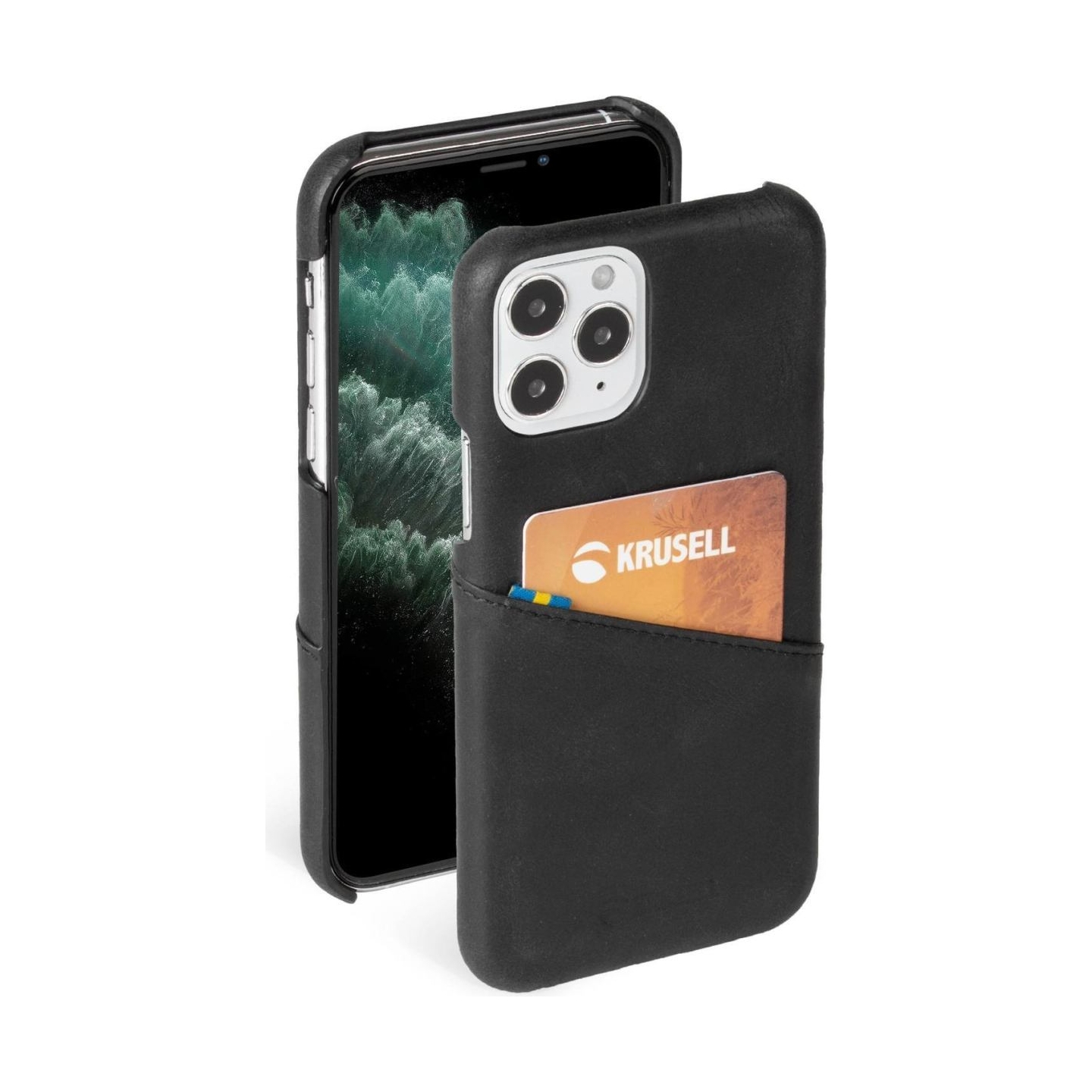 Krusell Sunne CardCover Apple iPhone 12 mini vintage black (62155)