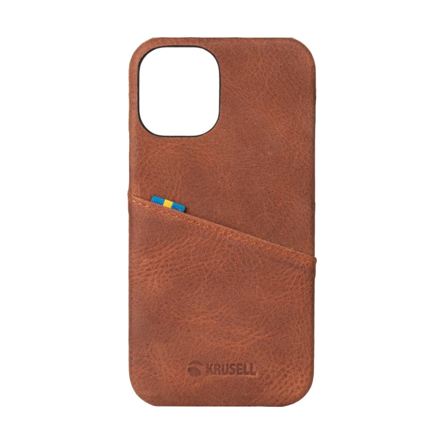 Krusell Sunne CardCover Apple iPhone 12 mini vintage cognac (62154)
