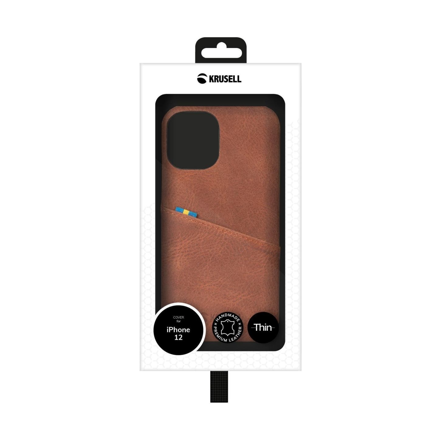 Krusell Sunne CardCover Apple iPhone 12 mini vintage cognac (62154)