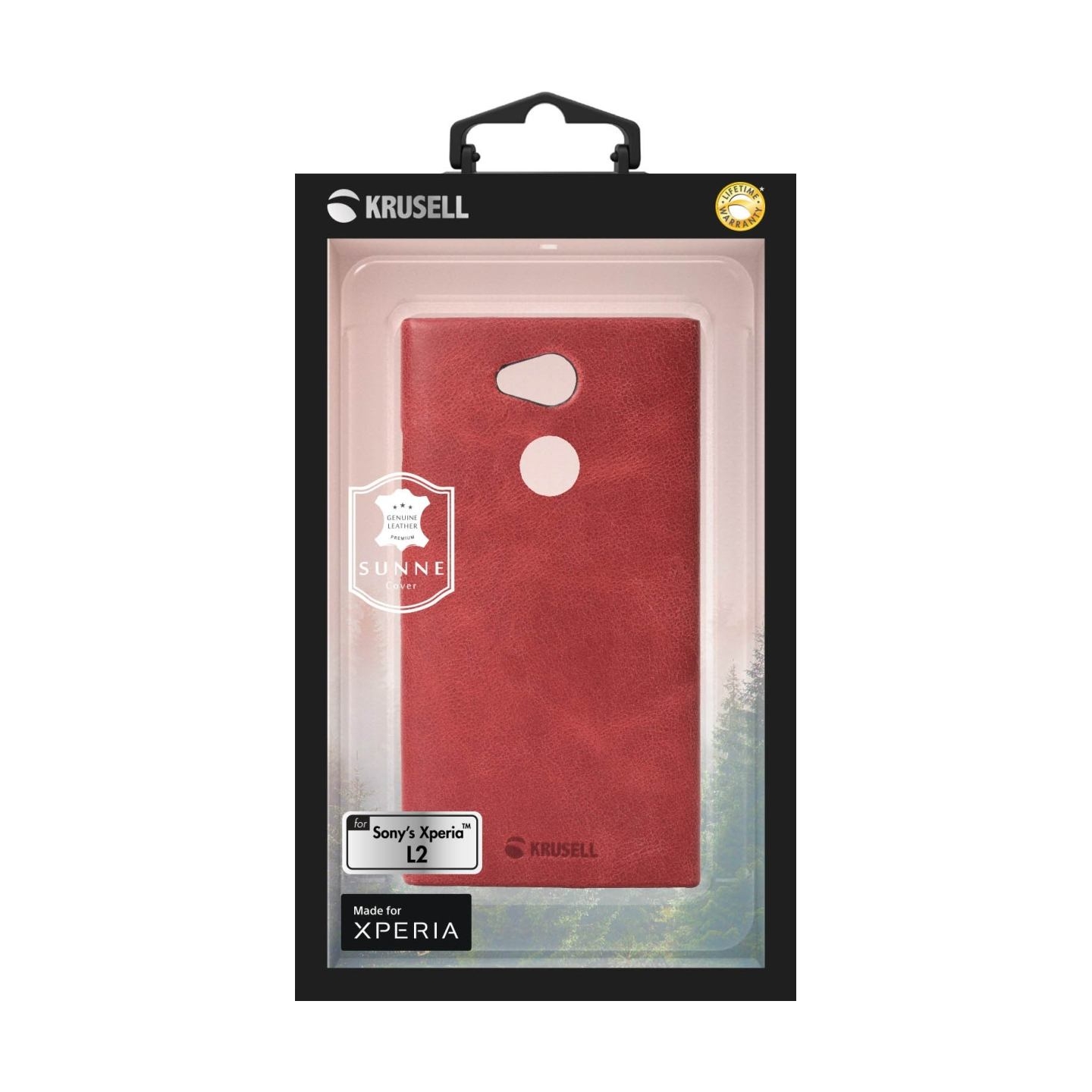 Krusell Sunne Cover Sony Xperia L2 vintage red