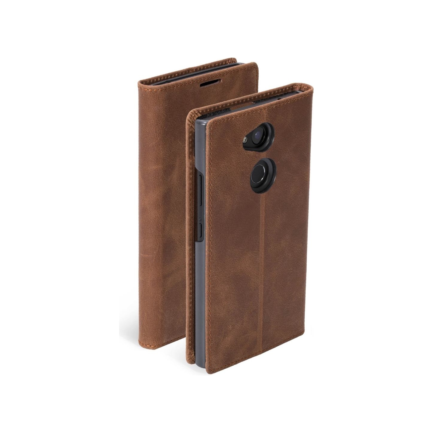 Krusell Sunne 2 Card Foliowallet Sony Xperia L2 vintage cognac