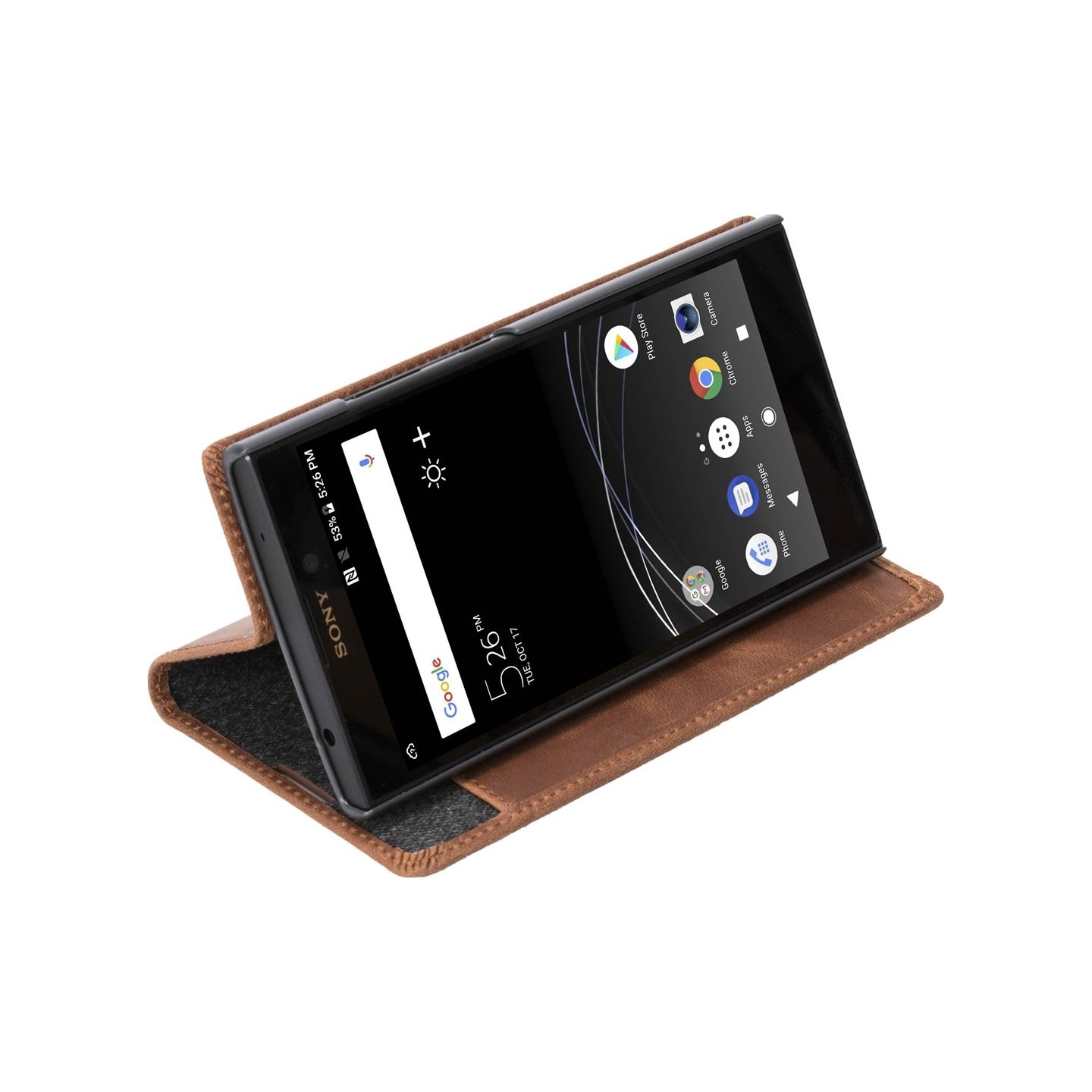 Krusell Sunne 2 Card Foliowallet Sony Xperia L2 vintage cognac