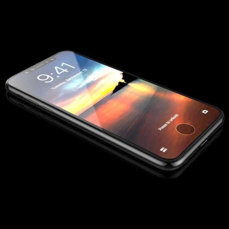 Devia Van Entire View Full Tempered Glass iPhone XR (6.1) black (10pcs)