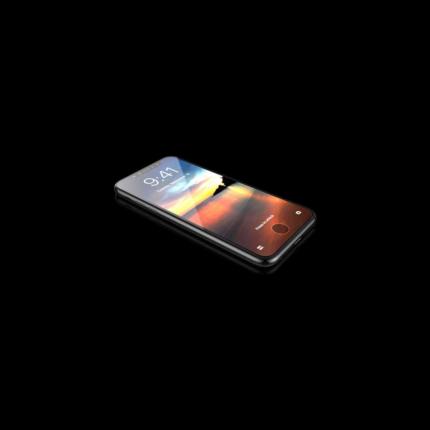 Devia Van Entire View Full Tempered Glass iPhone XR (6.1) black (10pcs)