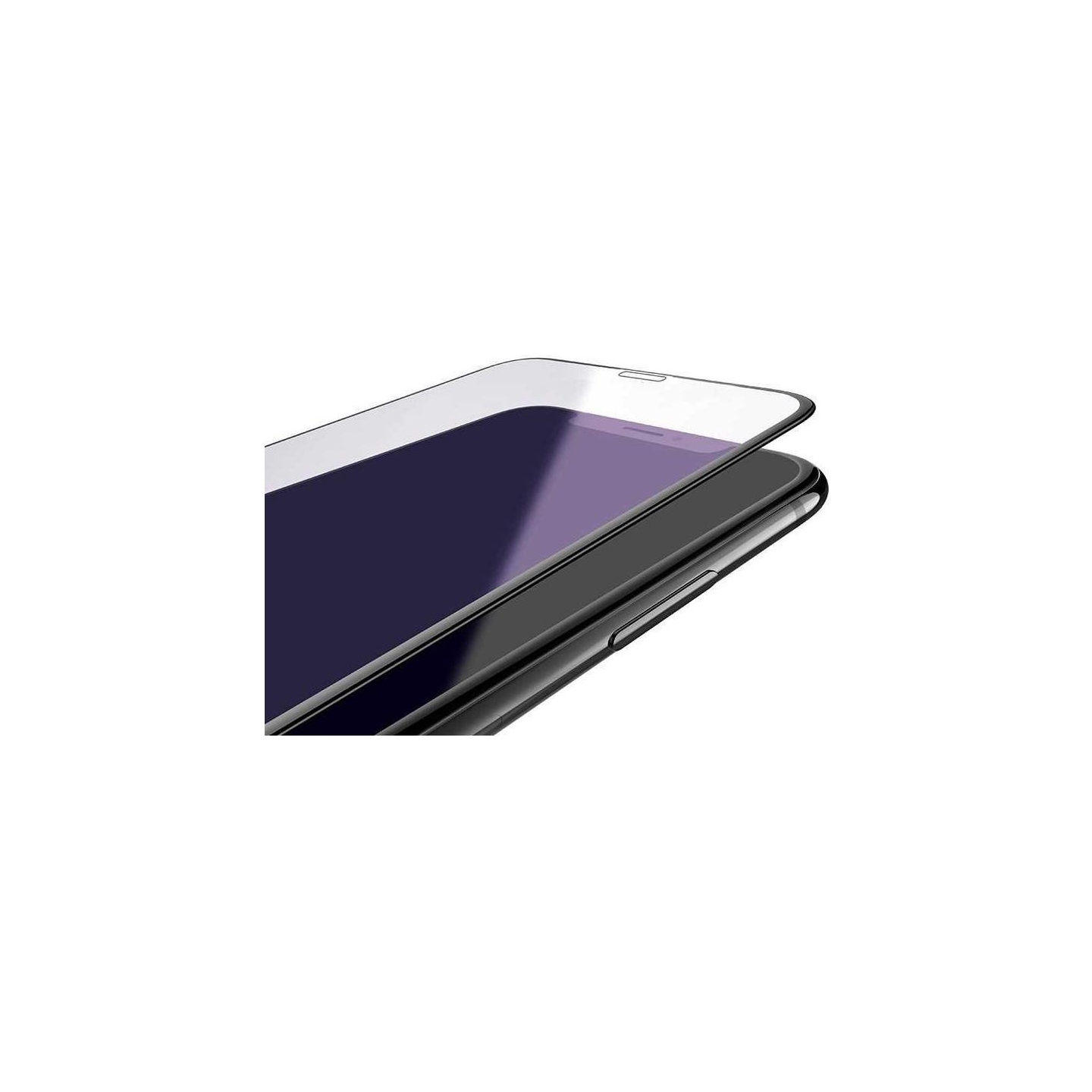 Devia Van Anti-blue Ray Full Screen Tempered Glass iPhone XR (6.1) black (10pcs)