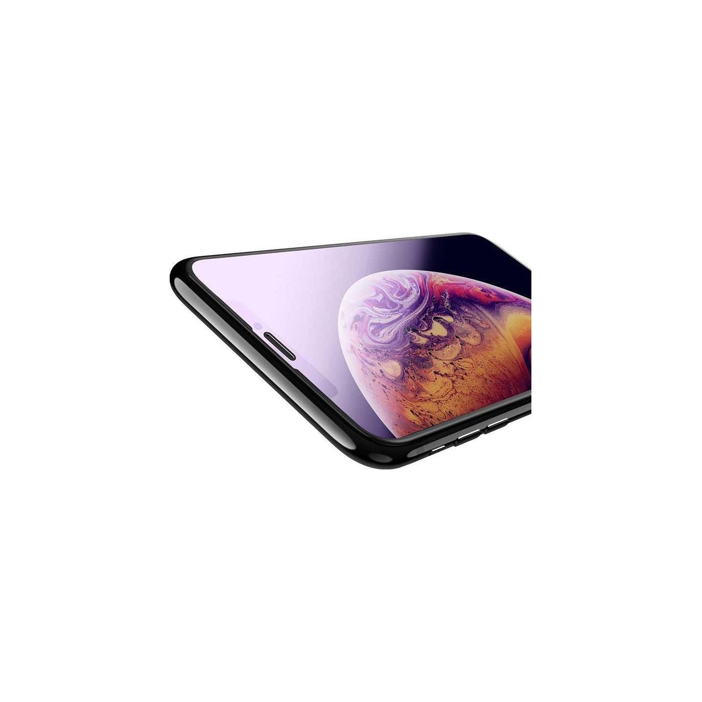 Devia Van Anti-blue Ray Full Screen Tempered Glass iPhone XR (6.1) black (10pcs)