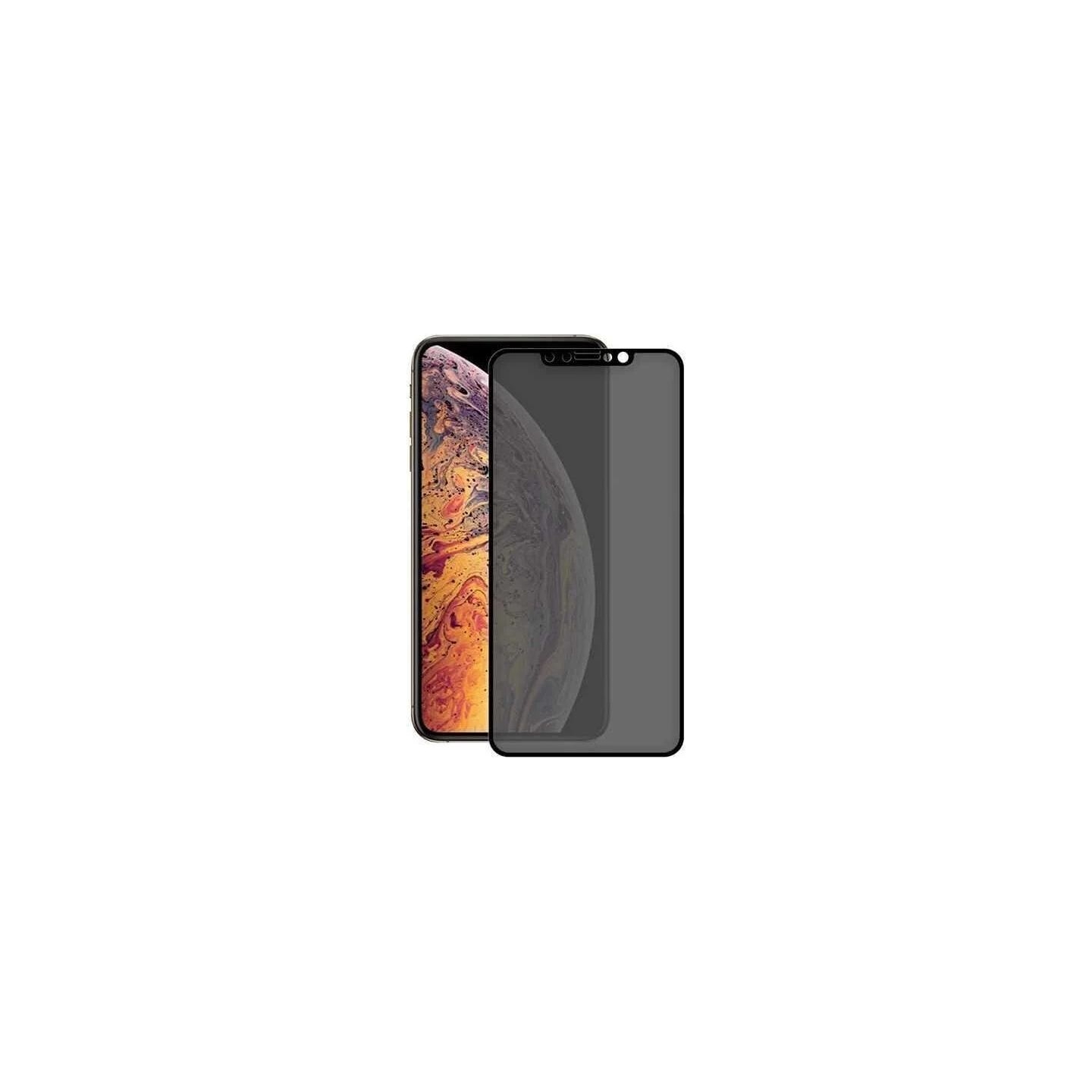 Devia Real Series 3D Full Screen Privacy Tempered Glass iPhone XS Max (6.5) black