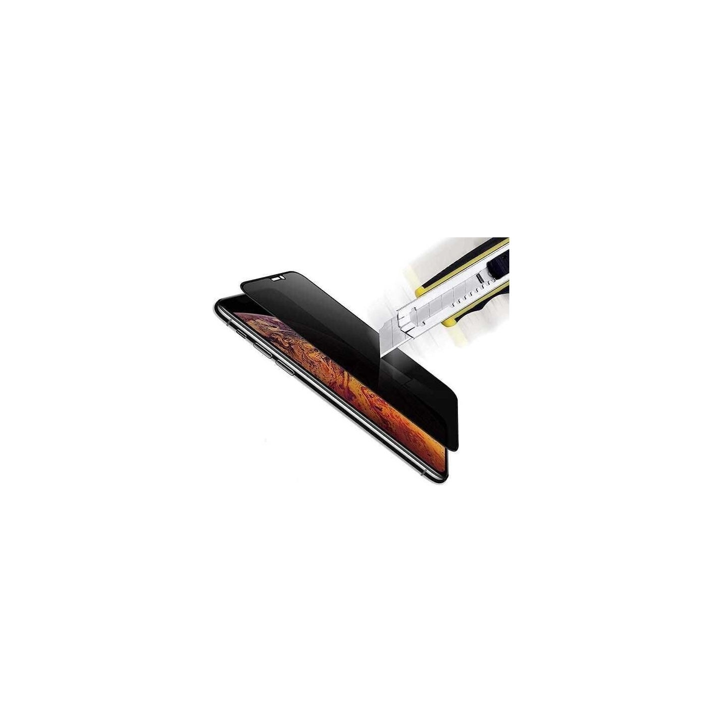 Devia Real Series 3D Full Screen Privacy Tempered Glass iPhone XS Max (6.5) black