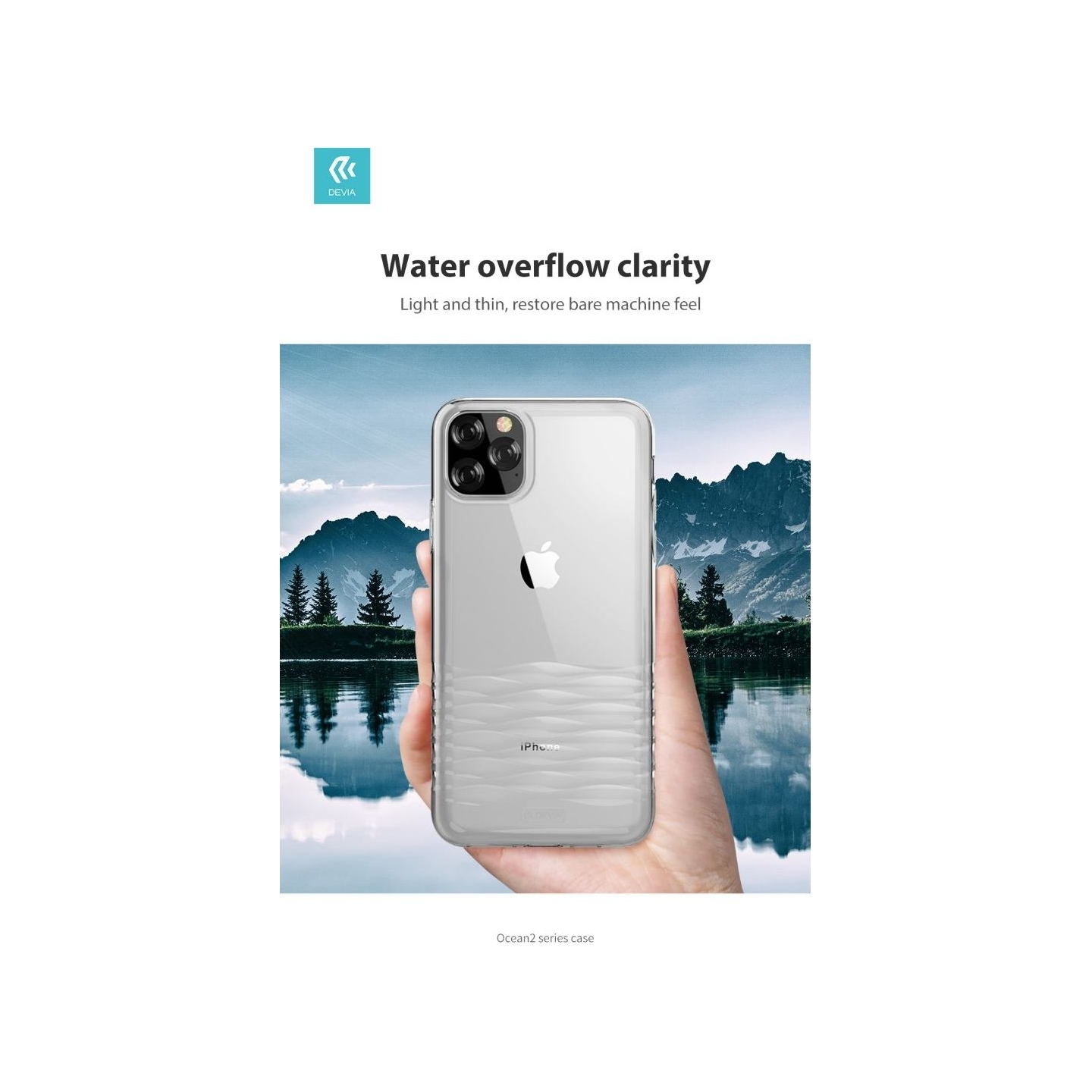 Devia Ocean2 series case iPhone 11 Pro Max clear