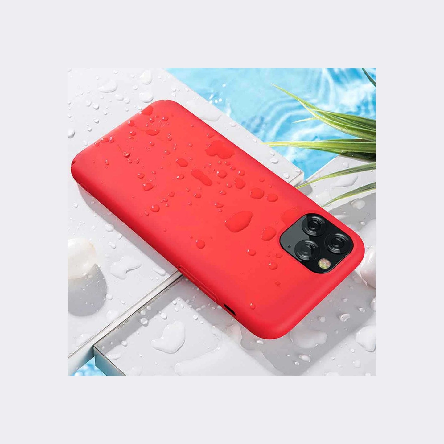 Devia Nature Series Silicone Case iPhone 12 Pro Max red