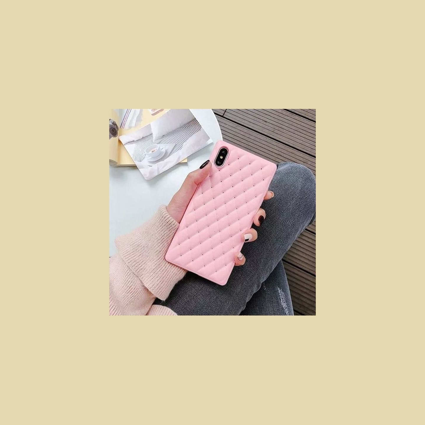 Devia Charming series case iPhone XS Max pink