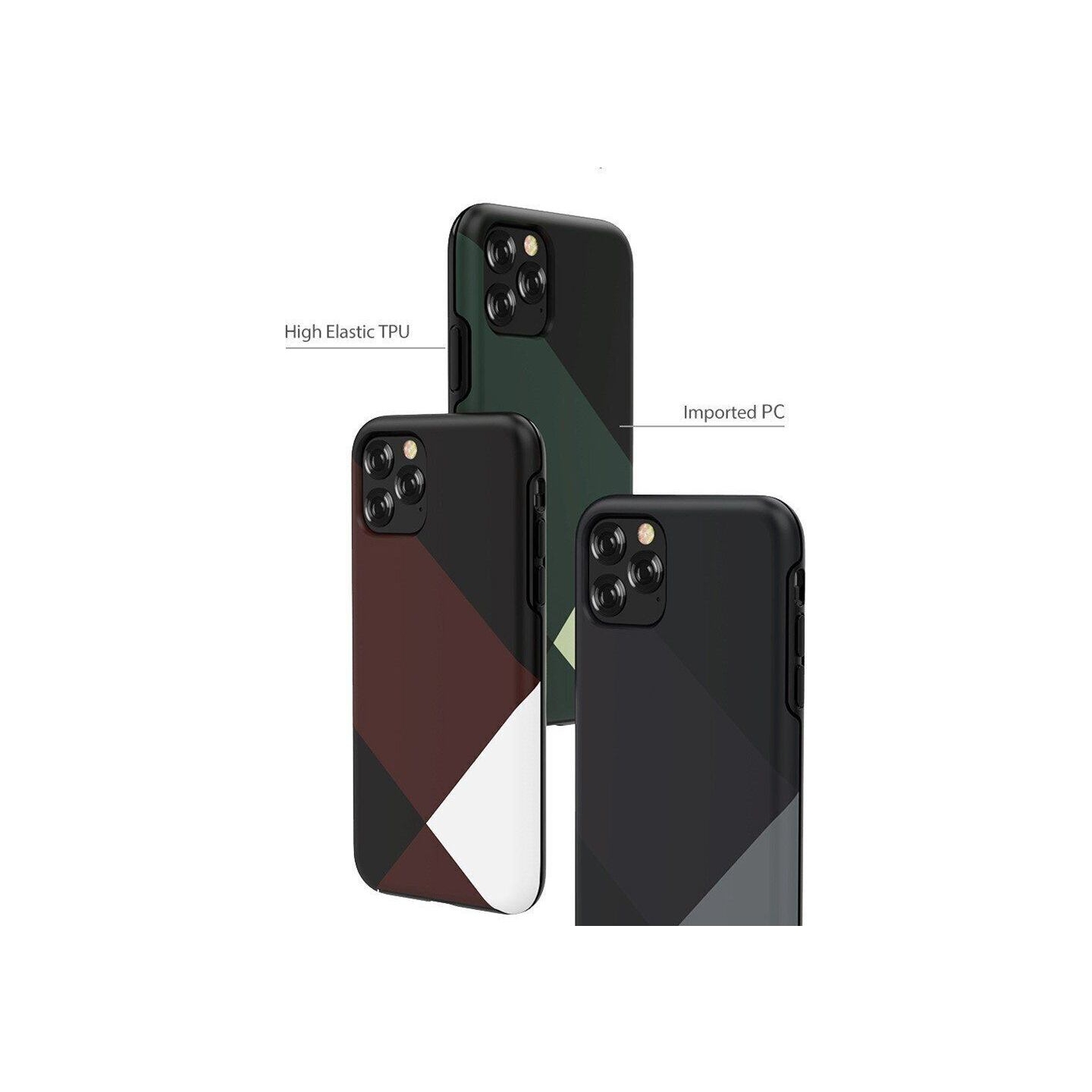 Devia Simple style grid case iPhone 11 Pro red