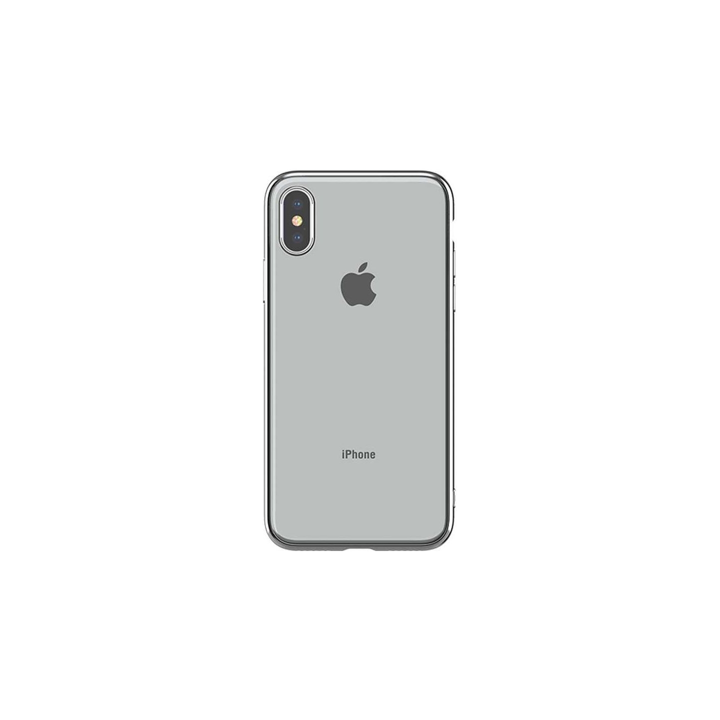 Devia Glitter soft case (TPU) iPhone XS Max (6.5) silver