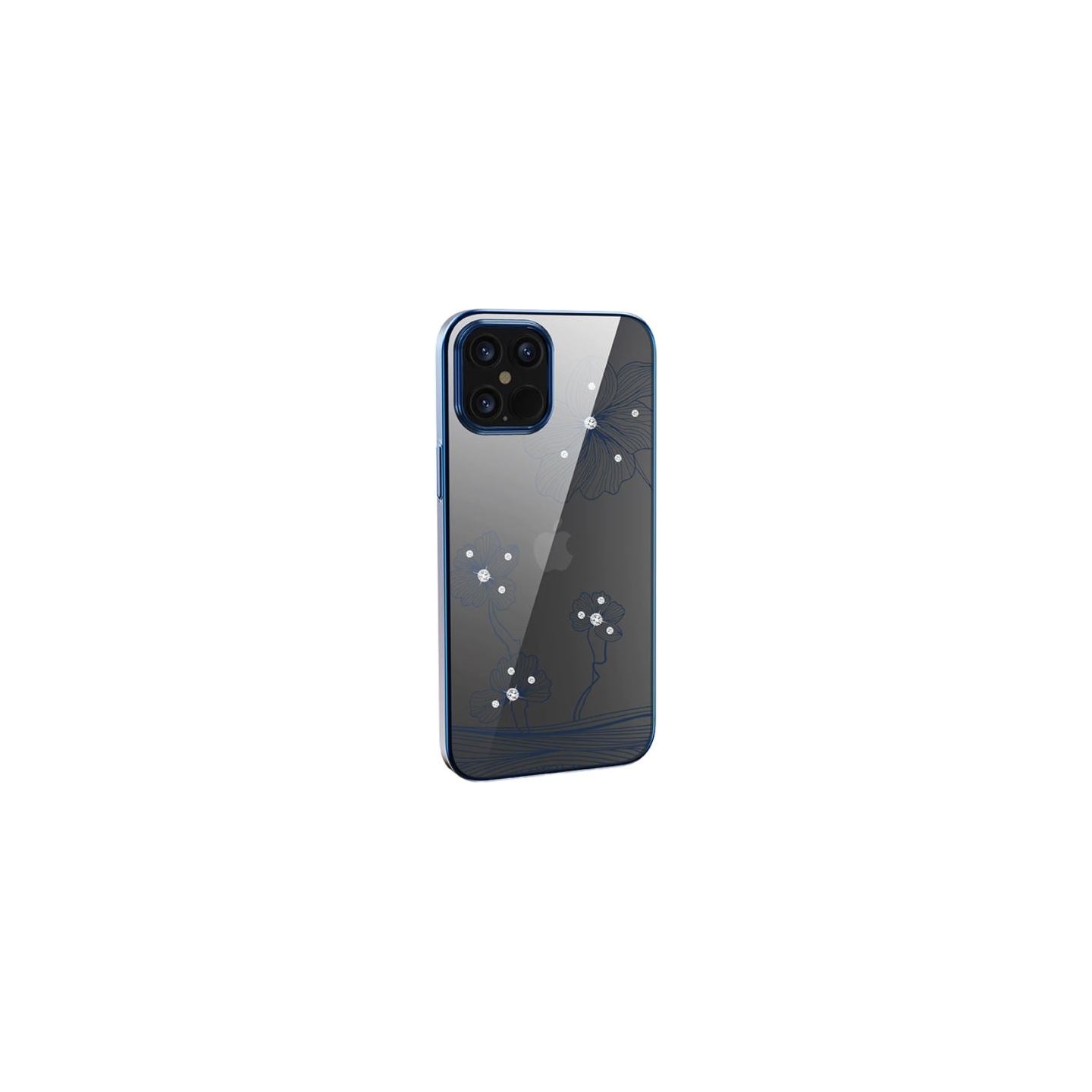 Devia Crystal Flora case iPhone 12 mini blue