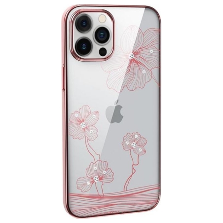 Devia Crystal Flora case iPhone 12 mini rose gold
