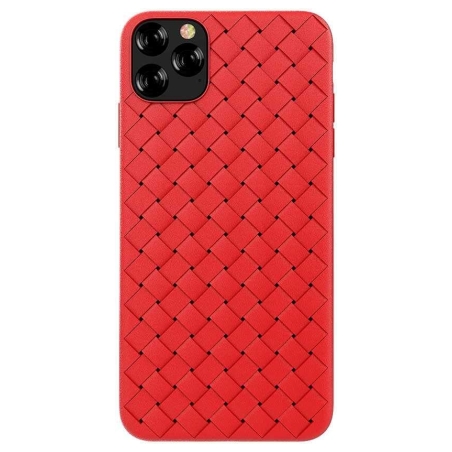 Devia Woven Pattern Design Soft Case iPhone 11 Pro red
