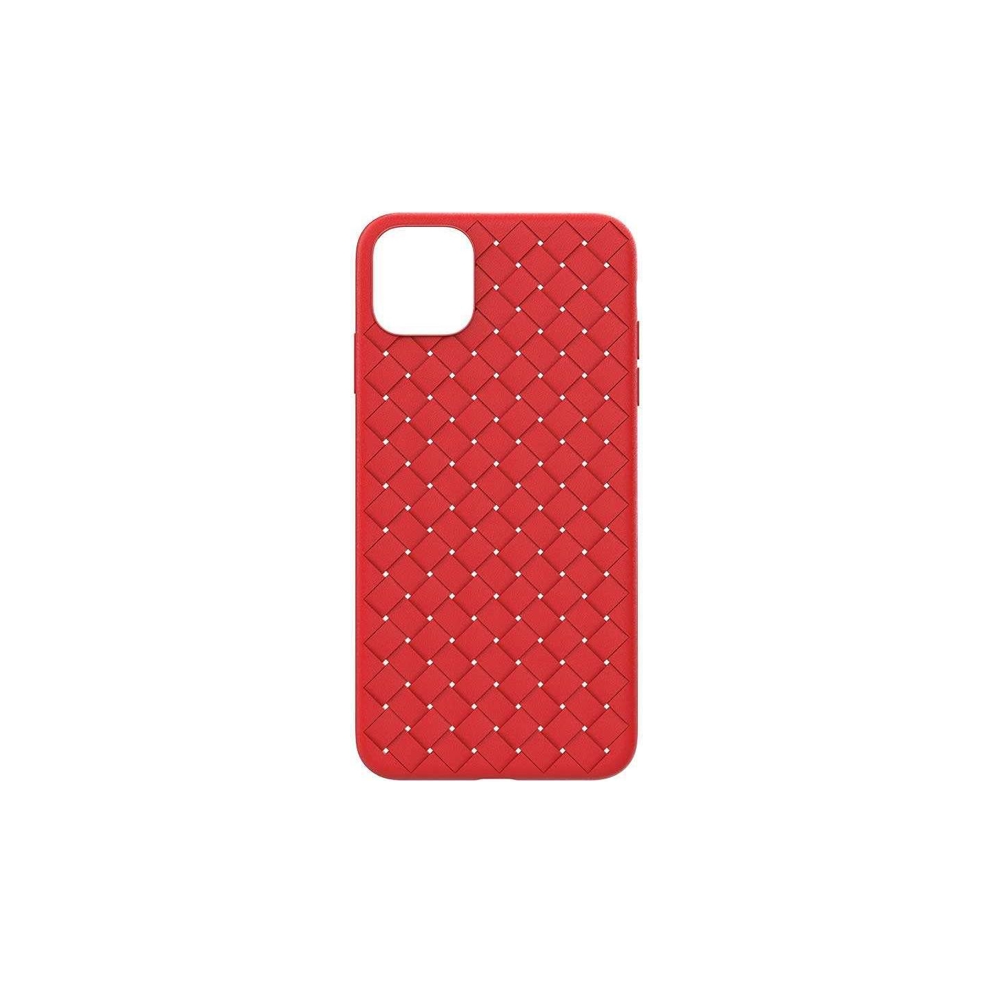 Devia Woven Pattern Design Soft Case iPhone 11 Pro red