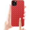 Devia Woven Pattern Design Soft Case iPhone 11 Pro red