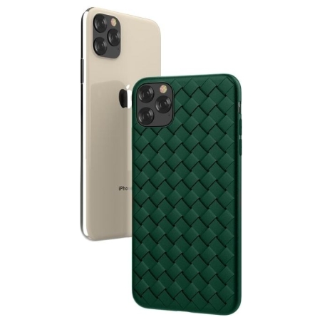 Devia Woven Pattern Design Soft Case iPhone 11 Pro Max green