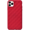 Devia Woven2 Pattern Design Soft Case iPhone 11 Pro red