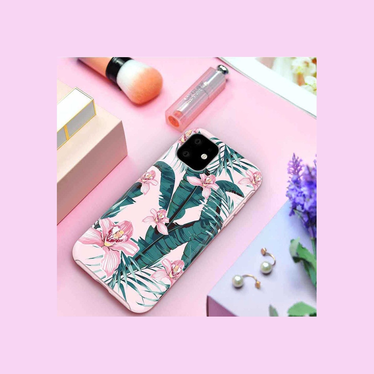 Devia Perfume lily series case iPhone 11 Pro Max pink