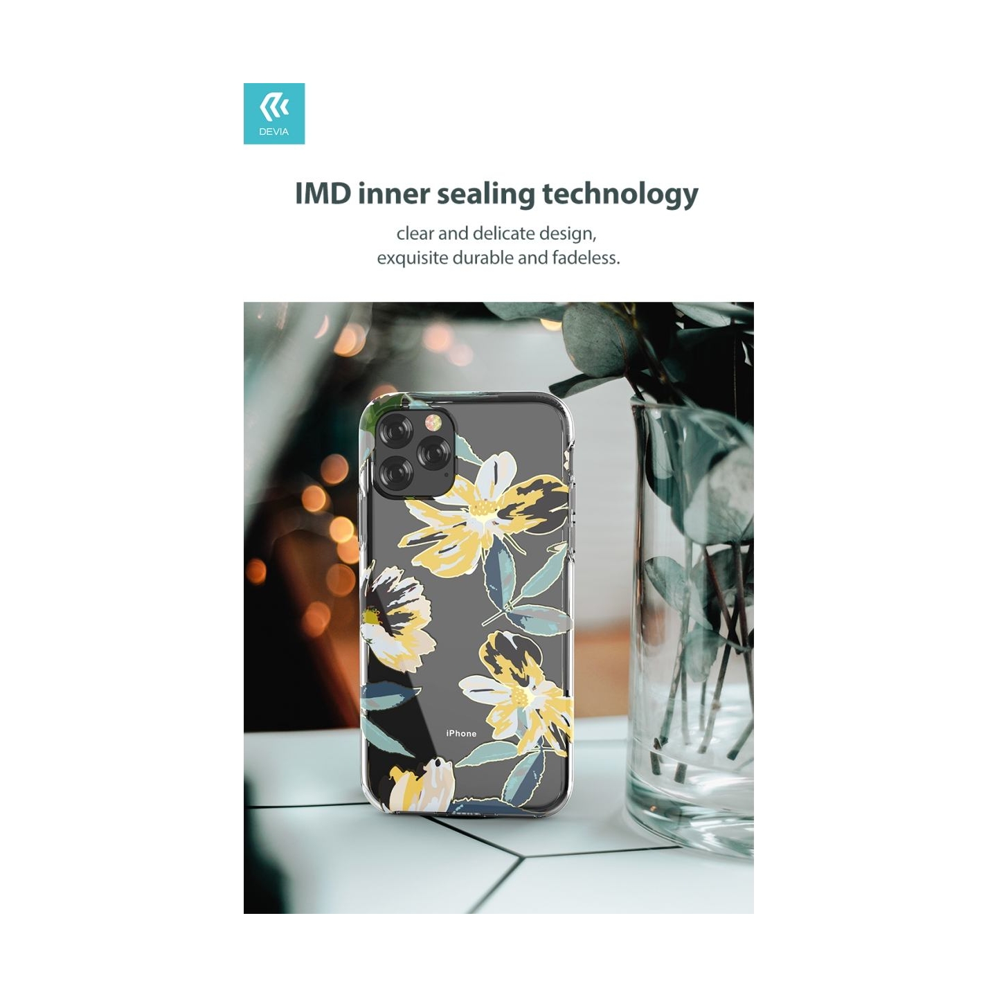 Devia Perfume lily series case iPhone 11 Pro Max yellow