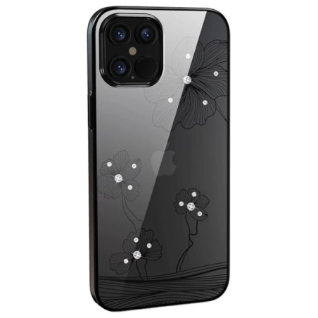 Devia Crystal Flora case iPhone 12 Pro Max black