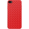 Devia Woven Pattern Design Soft Case iPhone SE2 red