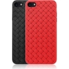 Devia Woven Pattern Design Soft Case iPhone SE2 red