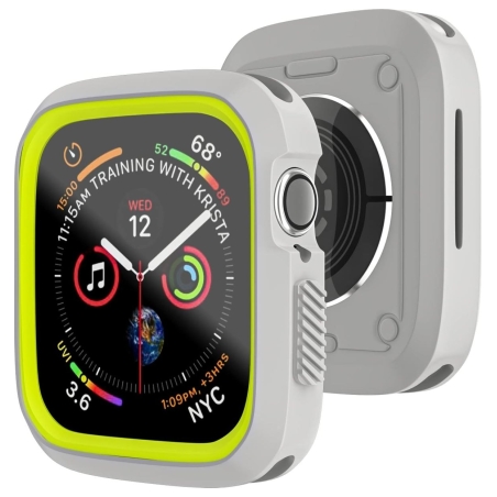 Devia Dazzle Series protective case (40mm) for Apple Watch silver yellow