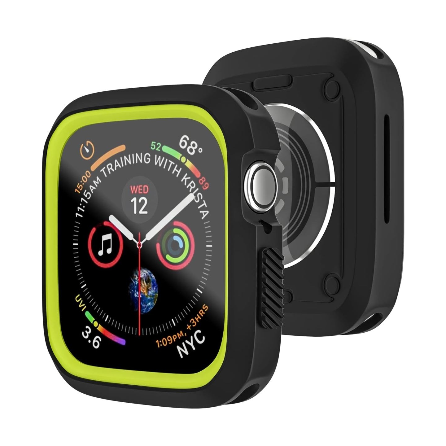 Devia Dazzle Series protective case (40mm) for Apple Watch black yellow