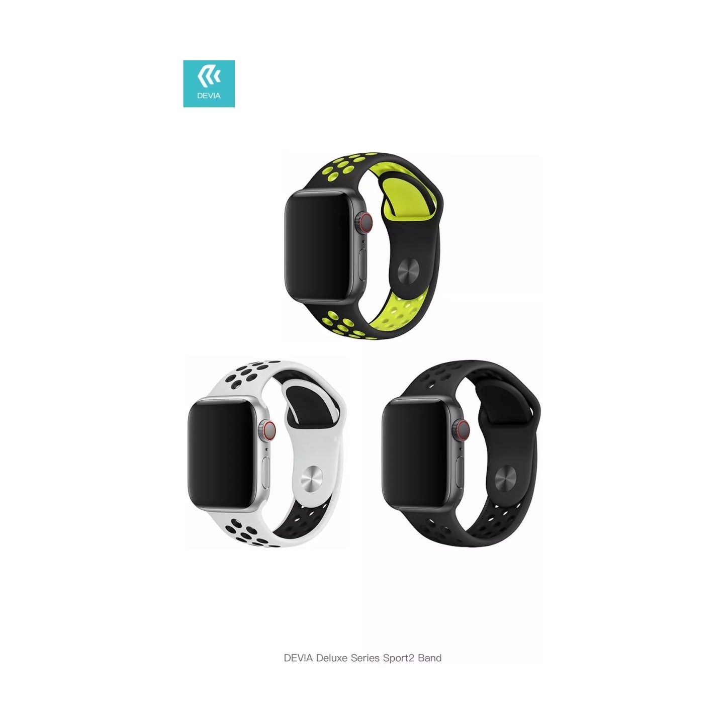 Devia Deluxe Series Sport Band for Apple Watch 4 Yellow