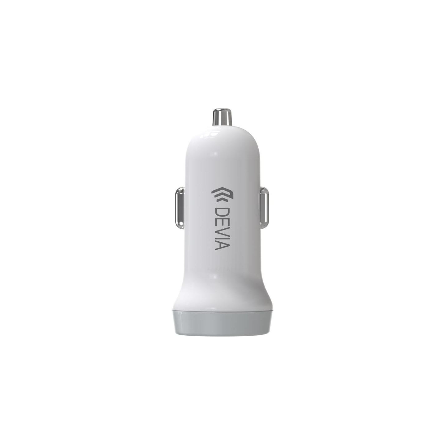 Devia Smart series car charger suit for Lightning (5V3.1A,2USB) white