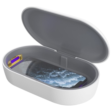 Devia Wireless Charging Disinfection box white