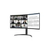 LG LCD Monitor|LG|34WR55QK-B|34"|Business/Curved/21 : 9|Panel VA|3440x1440|21:9|100Hz|5 ms|Height adjustable|Tilt|Colour Black|3