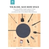 Devia UFO 10in1 HUB wireless charger gray