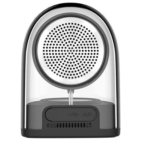 Devia Crystal Series TWS Speaker with Silicon Case (2pcs) Black