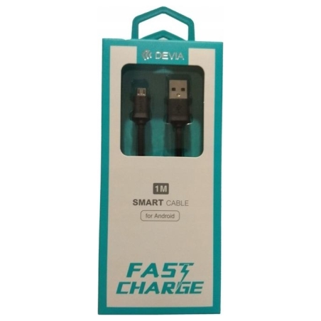 Devia Smart Series Micro Cable V2 (5V 2.1A,1M) black