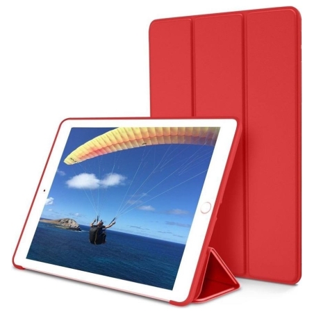 Devia Leather Case with Pencil Slot (2018) iPad Air (2019) & iPad Pro 10.5 Red