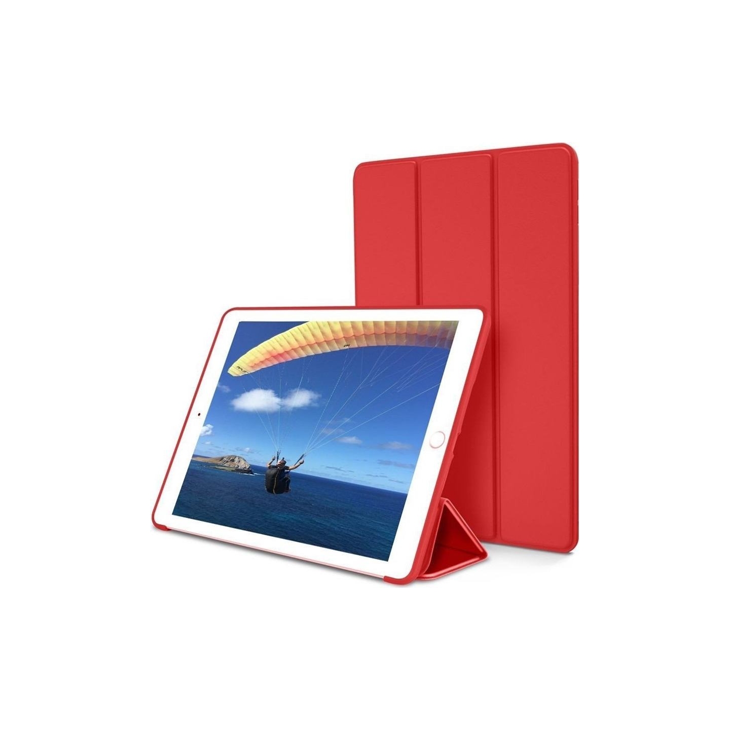 Devia Leather Case with Pencil Slot (2018) iPad Air (2019) & iPad Pro 10.5 Red