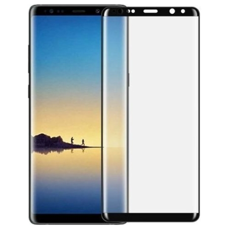 Devia 3D Curved Tempered Glass Seamless Full Screen Protector Samsung Galaxy note8 black