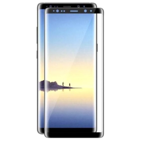 Devia 3D Curved Tempered Glass Seamless Full Screen Protector Samsung Galaxy note8 black