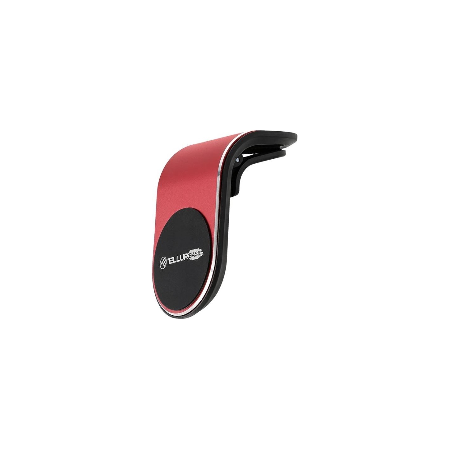 Tellur Basic Car Phone Holder Magnetic MCM7, Air Vent Mount Red