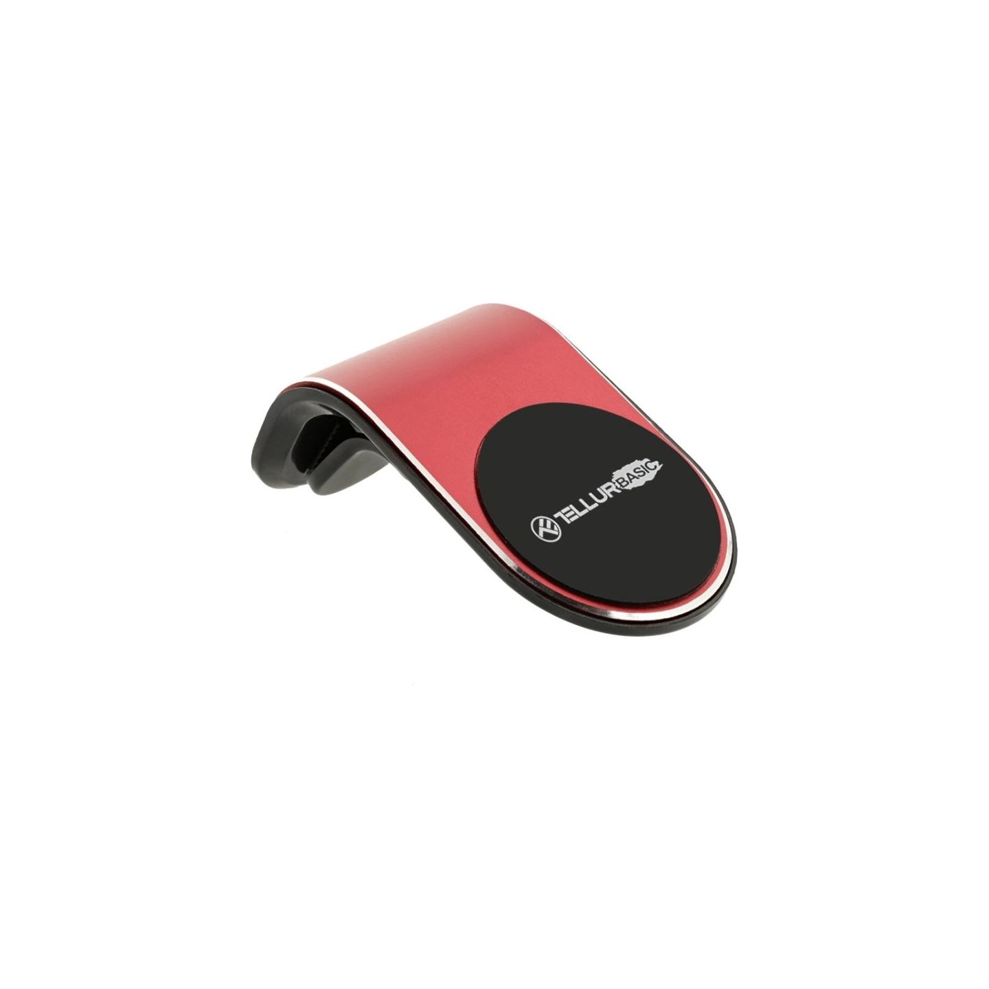 Tellur Basic Car Phone Holder Magnetic MCM7, Air Vent Mount Red