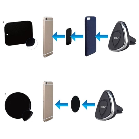 Tellur Car Phone Holder Magnetic, Air Vent Mount, black