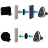 Tellur Car Phone Holder Magnetic, Air Vent Mount, black