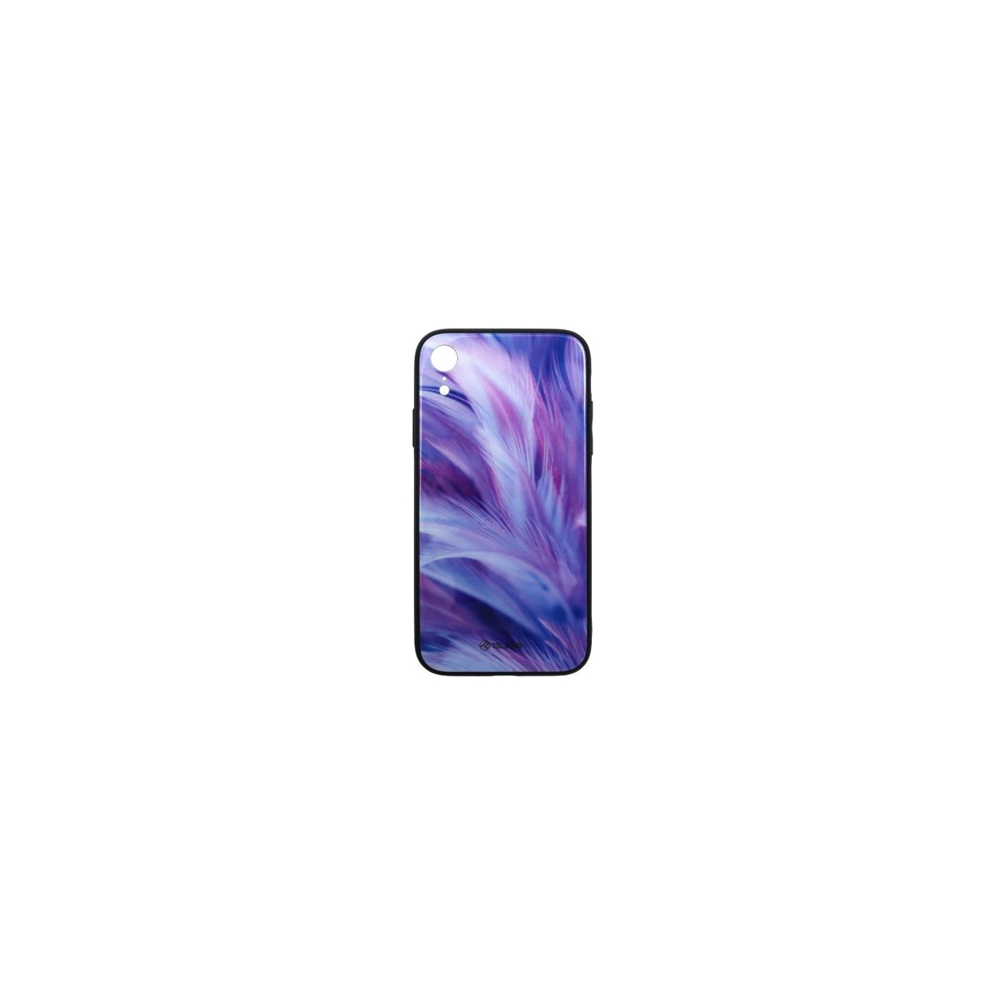 Tellur Cover Glass print for iPhone XR feather